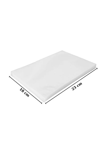 PlasandPlus Endüstriyel Vakum Poşet Torba Et Tavuk Peynir Gıdayla Temasa Uygun 155 Mikron Düz 23x18 cm 50 Adet