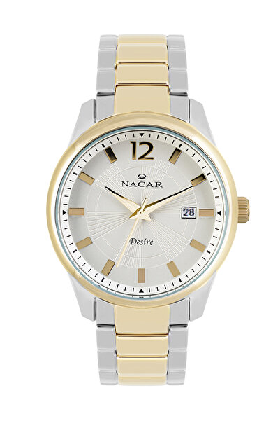 Nacar KLASİK GÜMÜŞ - ALTIN ERKEK KOL SAATİ NC10-2920157-CSM