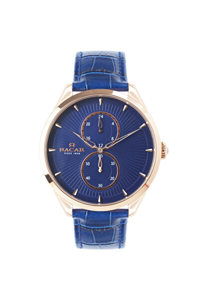 Nacar KLASİK MAVİ ERKEK KOL SAATİ NC09-2914623-RUL3