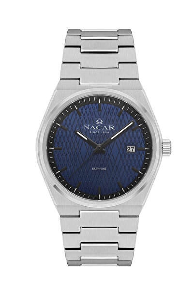 Nacar SAFİR CAM SPOR GÜMÜŞ ERKEK KOL SAATİ NC41-299794-ALM