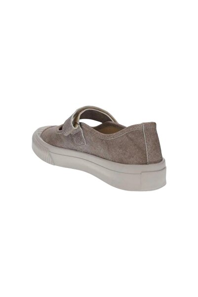 Liger Linen Ballerina Mink Women's Ballerinas - Velcro Shoes