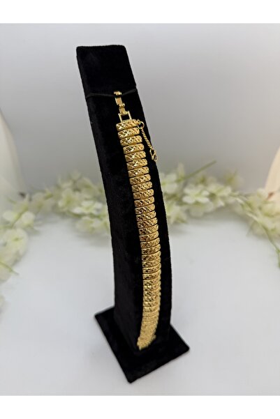 Constanza Exclusive 22 Ayar Altın Kaplama Özel Tasarım Kelepçe Model Bileklik...