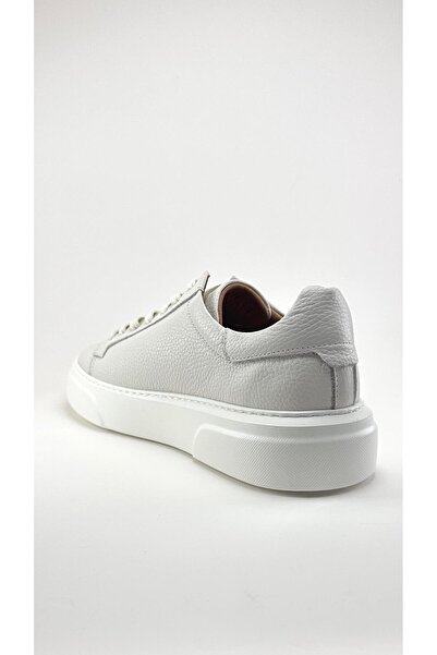 FOOTCAP Premium Kalite Hakiki Deri Erkek Sneaker – Günlük Rahat Ayakkabı, Yumuşak Taban