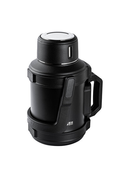 DKADI OKADI OUTDOOR SİYAH KULPLU PASLANMAZ ÇELİK TERMOS 3L