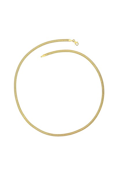 aga kulche İtalyan Ezme Balık Sırtı 5,20 mm Altın Zincir