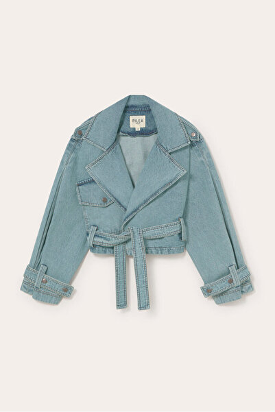Pilea Джинсовий міні-тренч