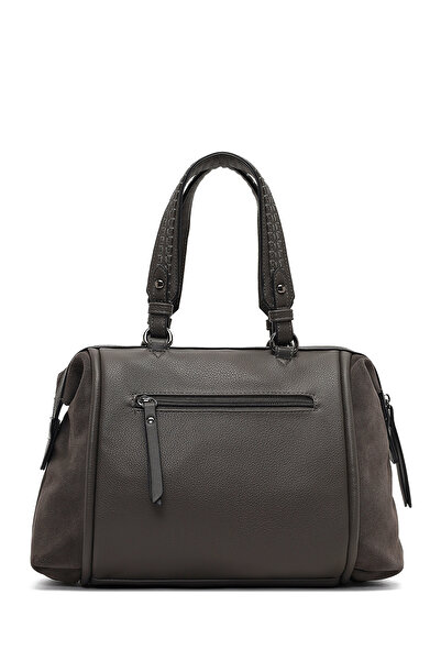 Derimod Kadın Gri Uzun Askılı Süet Kol Çantası 25ABD242610