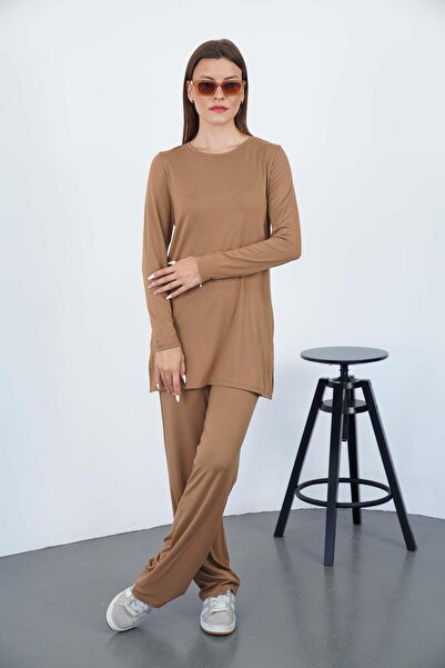 penyebizden Γυναικείο τουνίκ από βισκόζη Full Lycra-Κανέλα