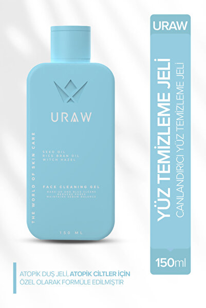 Uraw Yüz Temizleme Jeli ( Makyaj Temizleme, Derinlemesine Nemlendirici Yüz Yı...