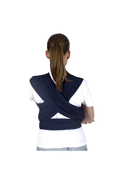 Sevi Bebe Şal pentru purtare pentru bebeluşi bleumarin - Sling Art-562