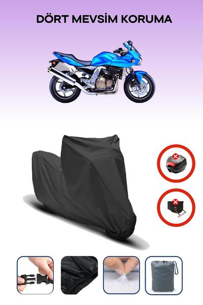 Breen علامة تجارية سوداء لدراجة كاواساكي Z 750 S غير متوافقة مع الحقيبة الخلفية