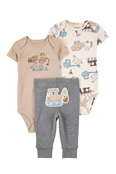 Carter's Baby Boy Ecru Set of 3