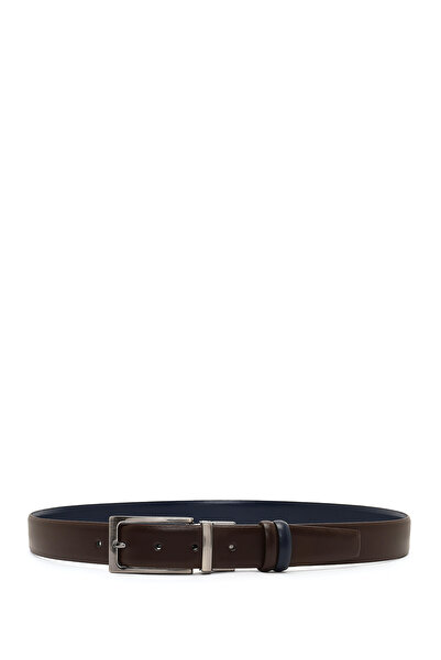 Derimod Men's Brown Leather Belt 000A2D1306218