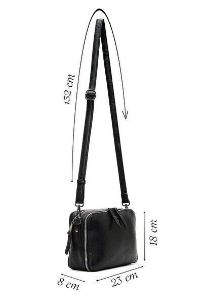 Derimod Women's Black Long Strap Crossbody Bag 25Wbd246118