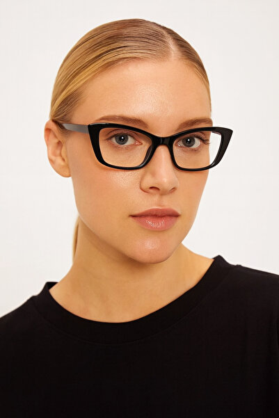 Chunky Frame نظارات عصرية كلاسيكية على شكل عين القطة للجنسين مع فلتر الضوء ال...