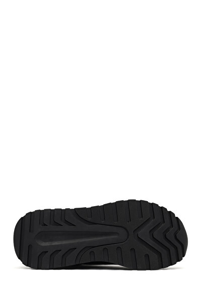 Derimod Men's Black Lace-Up Thick Sole Leather Sneaker, Winter Sports Shoes 25Wfd641114