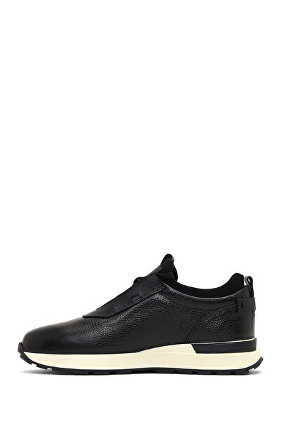 Derimod Erkek Siyah Kalın Tabanlı Deri Casual Sneaker 25WFD7200FT