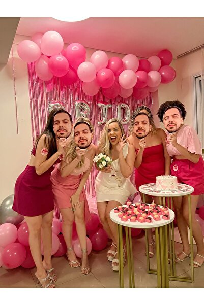 partikuki 5 Adet Kişiye Özel Bekarlığa Veda Kına Gecesi Damat Gelin Ahşap Çub...