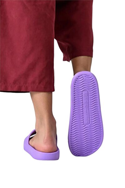 Liger Γυναικείες παντόφλες παραλίας και πισίνας Lila Eva