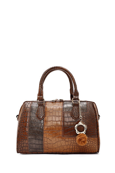 Derimod Γυναικεία τσάντα ώμου με μακρύ λουράκι με σχέδιο 25WBD262914