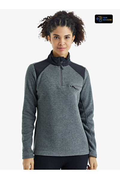 Blackspade Women's Fleece Sweatshirt 50943, Anthracite Color