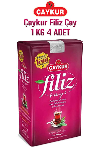 Çaykur Filiz Çay 1000 gr 4 Adet
