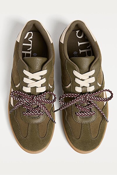 Stradivarius Süet günlük spor ayakkabı