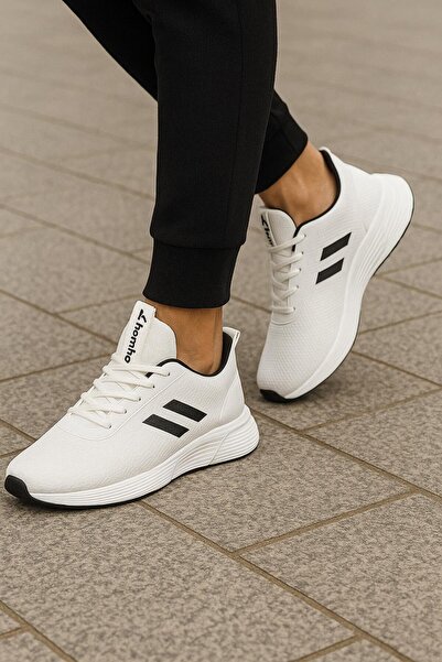 ARONA Αθλητικό αθλητικό αθλητικό πάνινο πλεκτό Unisex Lace-Up Poly Sole