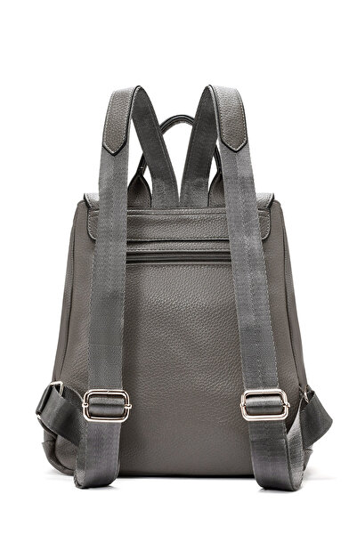 Derimod Women's Gray Casual Backpack 25Abd2455Ft