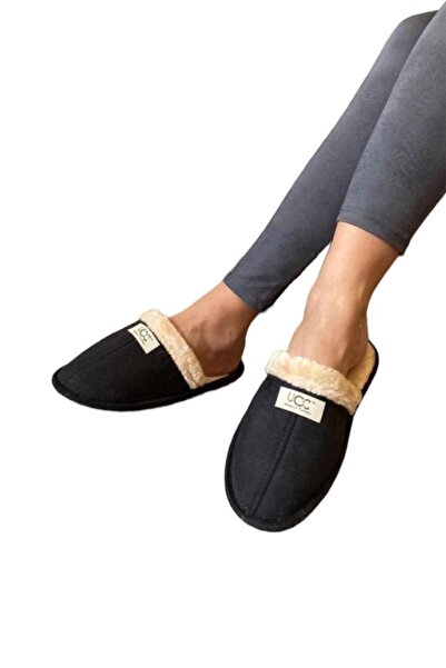 Liger Унісекс домашні капці з плюшевою підошвою ЧОРНІ