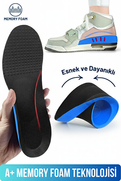 Walter White Ark Destekli Tabanlık Ekstra Topuk Destekli Tabanlık Yumuşak Tab...