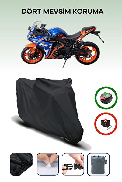Breen Falcon FR-177 Black Motorcycle Bag - Waterproof and Durable