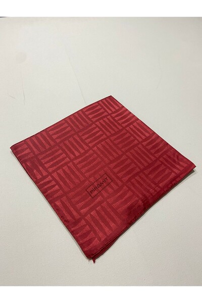 Siyane Women's Jacquard Scarf Red 95 X 95