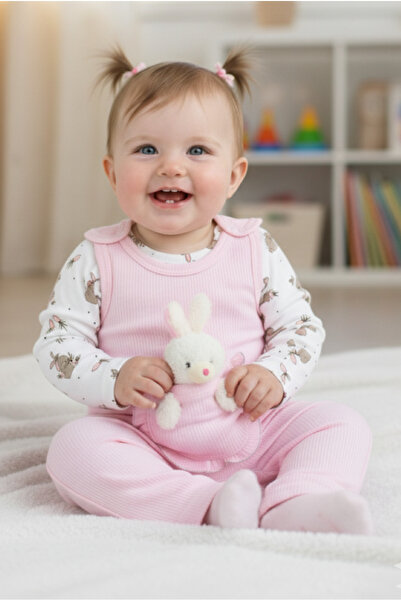 EYMİRGİYİM Παιχνίδι Rabbit Report Baby Girl Παιδική φόρμα 3 μηνών, 6 μηνών, 9...