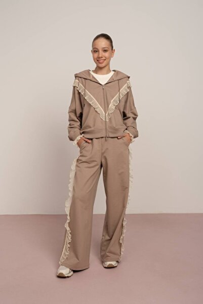 LOCO LOCO Girl's Sweat-Pants Set
