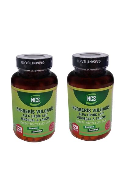 NCS Berberis Vulgaris Alfa Lipoik Asit Tarçın Zerdeçal 2 Kutu 120 Tablet