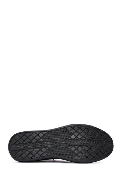 Derimod Men's Black Lace-Up Leather Sneaker, Winter Sports Shoes 25Wfd692418