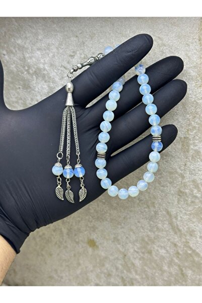 grs oyuncak Doğaltaş Ay Taşı Tesbih 33'lü - Özel Kozalı