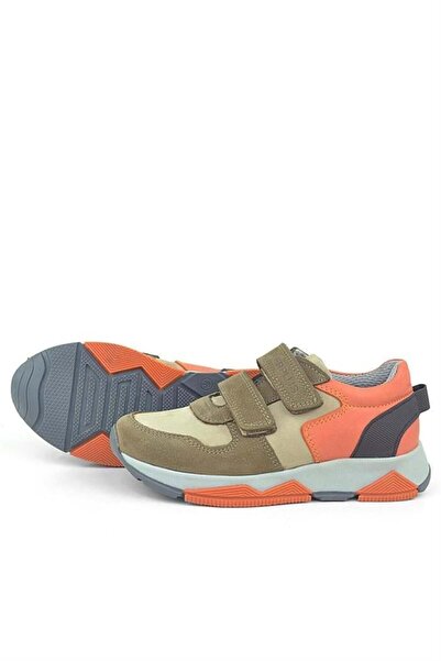 Rakerplus Γνήσιο δέρμα Sand Color Παιδικά Αθλητικά Παπούτσια