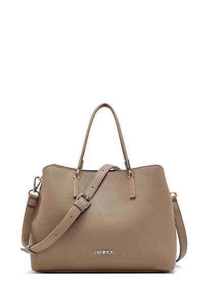 Derimod Women's Mink Long Strap Classic Handbag 25Wbd2720Ft