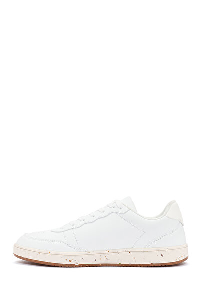 Derimod ACBC x Derimod Erkek Beyaz Bağcıklı Sneaker 25SFD780418