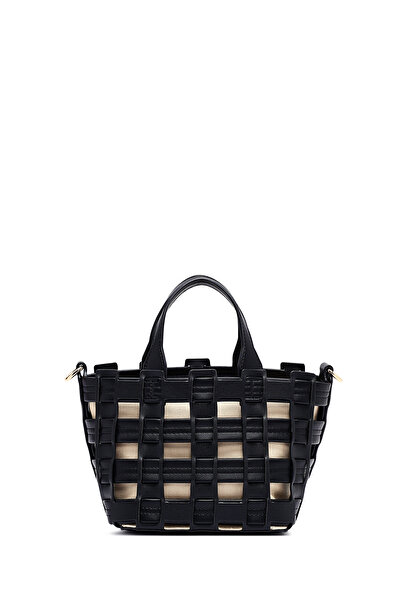 Derimod Kadın Siyah Uzun Askılı Örgü Kol Çantası 25SBD284829