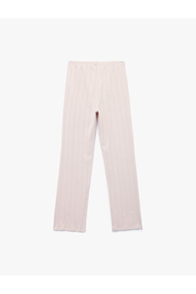 Koton Pamuklu Rahat Kalıp Uzun Pijama Altı