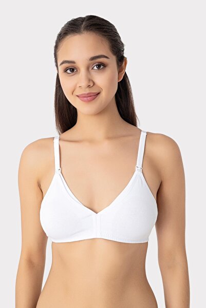 Arma Yıldız Σουτιέν θηλασμού 2 τεμαχίων λευκό γυναικείο σουτιέν χωρίς κάψιμο βαμβακερό Lycra ελαστικό και μαλακό ύφασμα