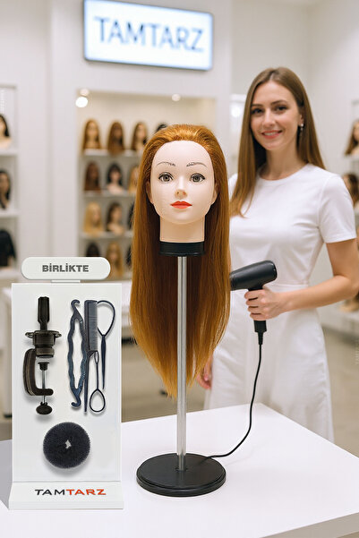 mürüvvet peruk Kuaför Eğitim Mankeni Profesyonel Saç Şekillendirme Örgü Ve To...