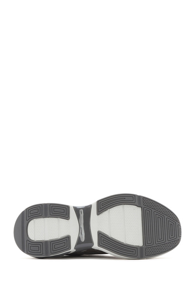 Derimod Erkek Gri Bağcıklı Kalın Tabanlı Kumaş Sneaker 25SFD69416F
