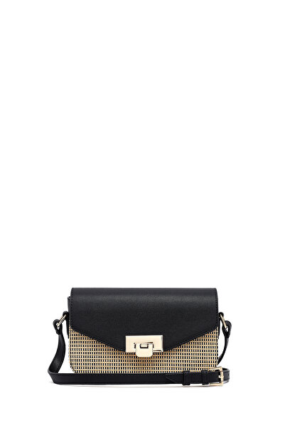 Derimod Women's Black Long Strap Crossbody Bag 25Sbd237114