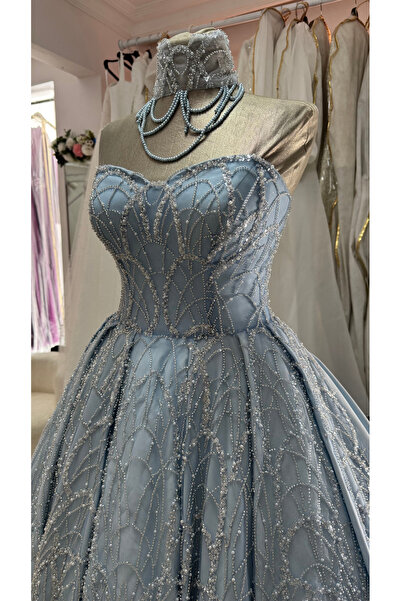 ELYORA Bebek Mavisi Nişanlık, Kabarık Nişanlık