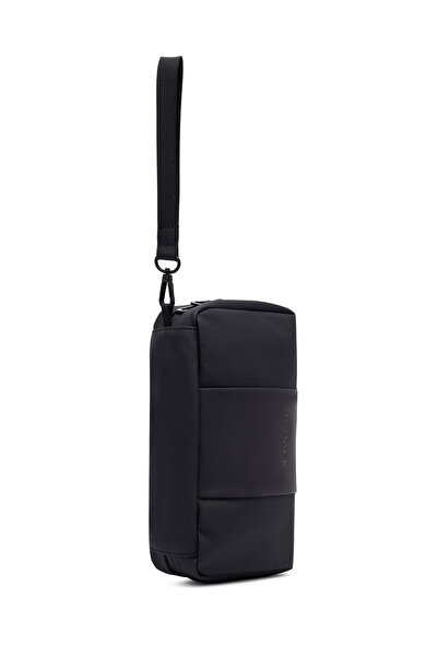 Derimod D-Pack Men's Black Mini Handbag 25Sbd30336F
