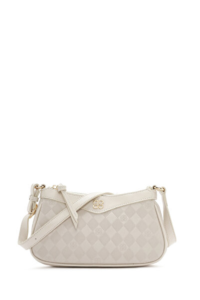 Derimod Kadın Krem Baskılı Çapraz Çanta 25SBD201726